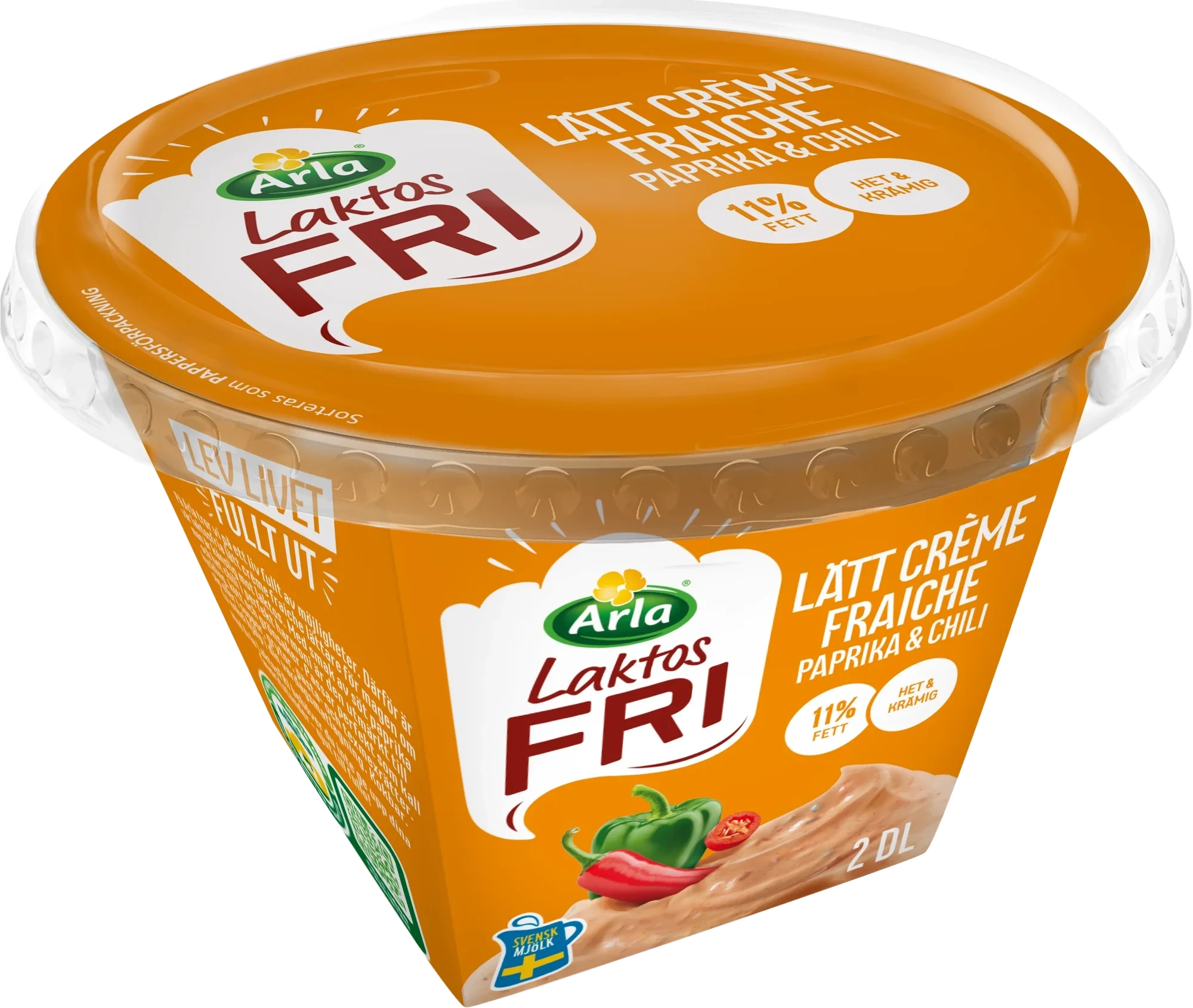 Laktosfri crème fr paprika / chili 11%