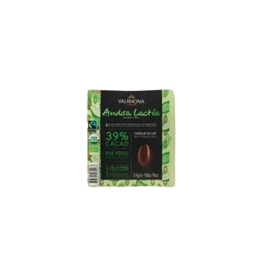 Melkesjokolade 39% Fair Trade 9kg Valrhona