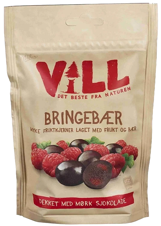 Vill fruktkjerner bringebær   140g