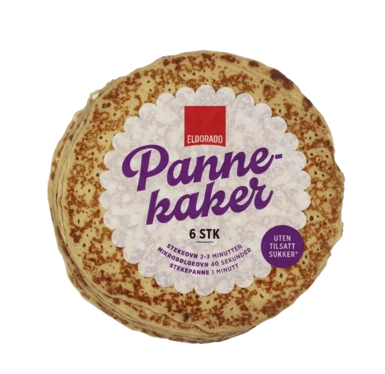 Pannekaker Stekte 6stk Eldorado