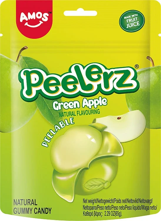 Peelerz Gummy Eple 65g Amos