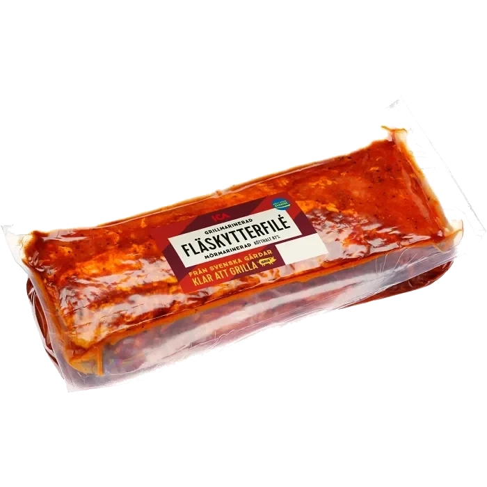 Fläskytterfilé Färsk Grillmarinerad ca 1kg ICA
