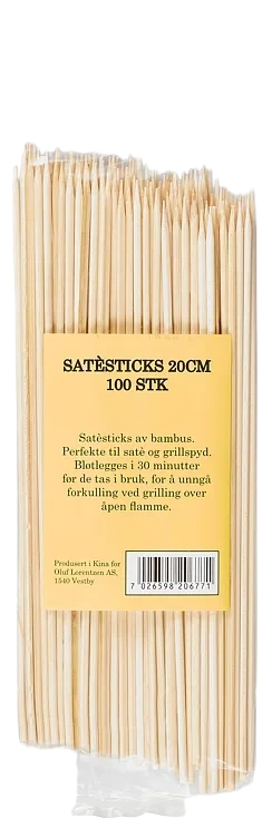 Satésticks Bambus 20cm 100stk