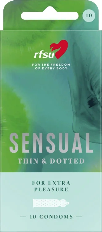 Sensual Kondomer 10 stk Rfsu