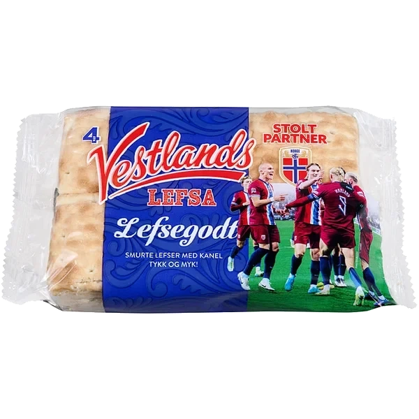 Vestlandslefsa m/Kanel 4pk 230g