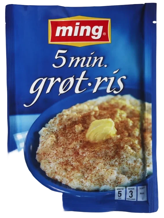 Grøtris 5min 185g Ming
