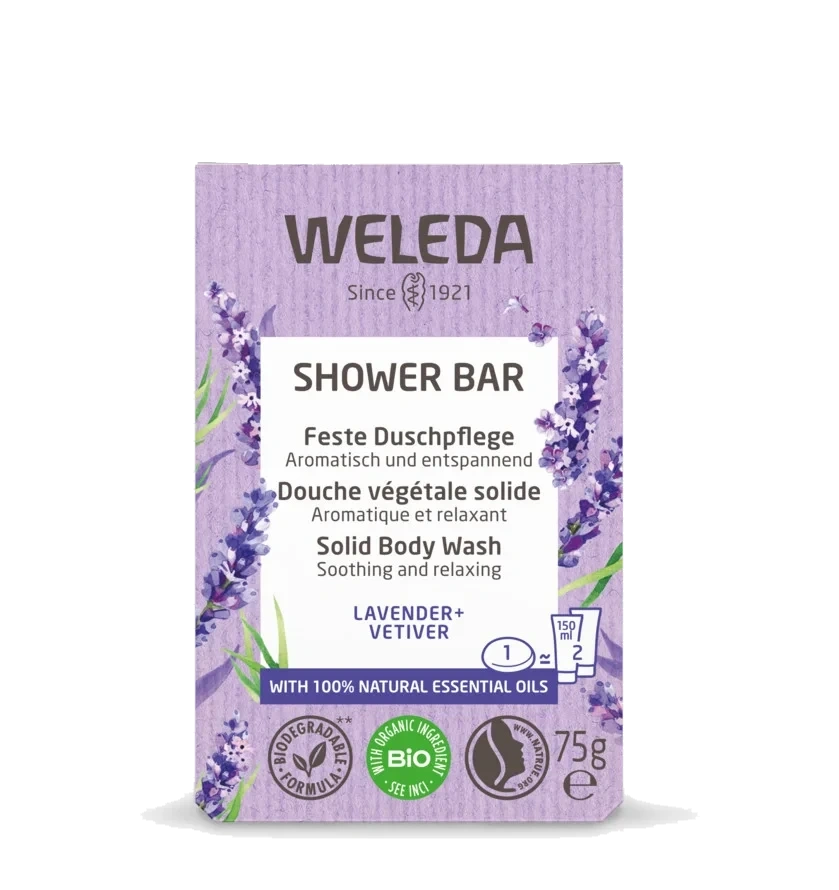 Weleda Solid Body Wash Lavender + Vetiver Soap