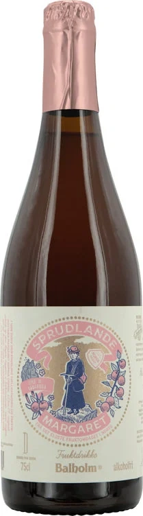 Margaret Sprudlande 0,75l flaske Balholm