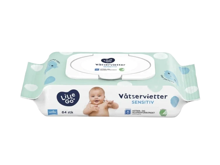 Våtservietter 64stk Lillego