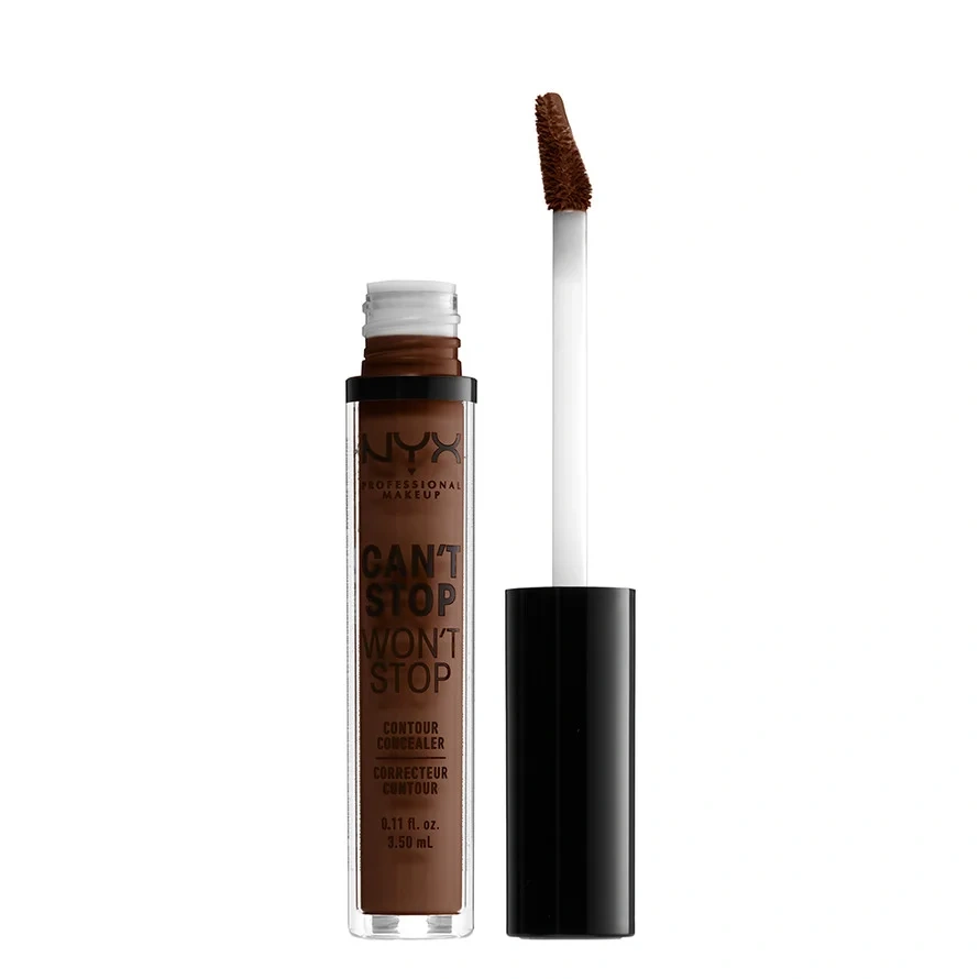 NYX PROFESSIONAL MAKEUP Can't Stop Won't Stop Concealer Deep Walnut