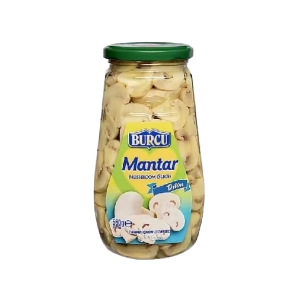 Burcu mushroom sliced