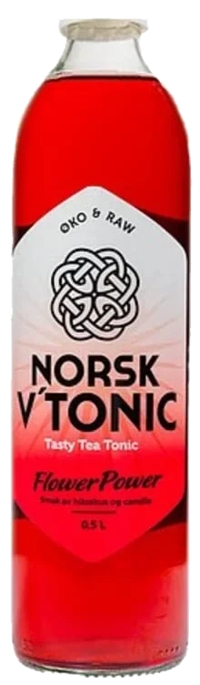 Norsk V`tonic 0.5l Rød Flowerpower