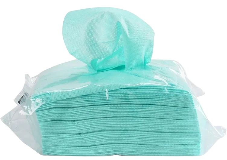 Rengjøringsklut, Fargekodet, Grønn, 40x30cm, 50 Stk Pr. Pakke, Polyester, Viskose 