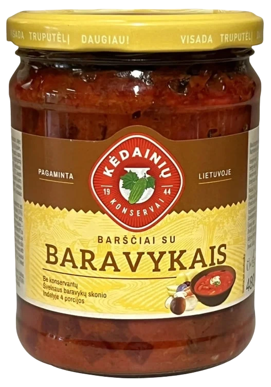 Suppe Borsch med Steinsopp 480g Kedainiu