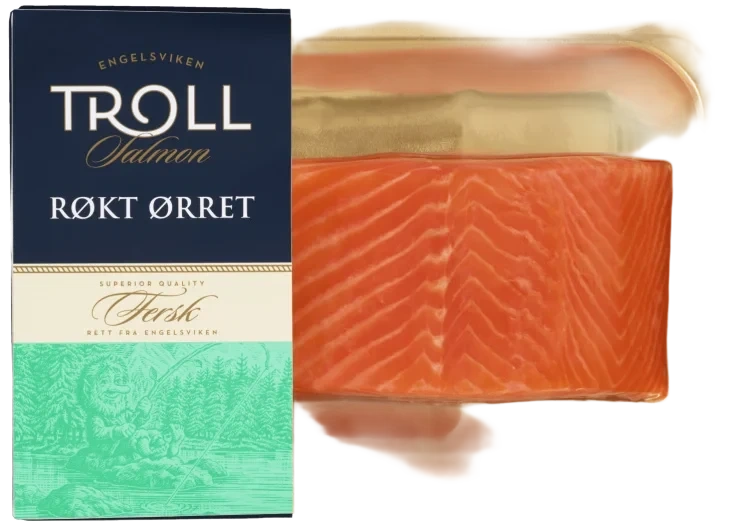 Røkt Ørret Bit Troll 250g