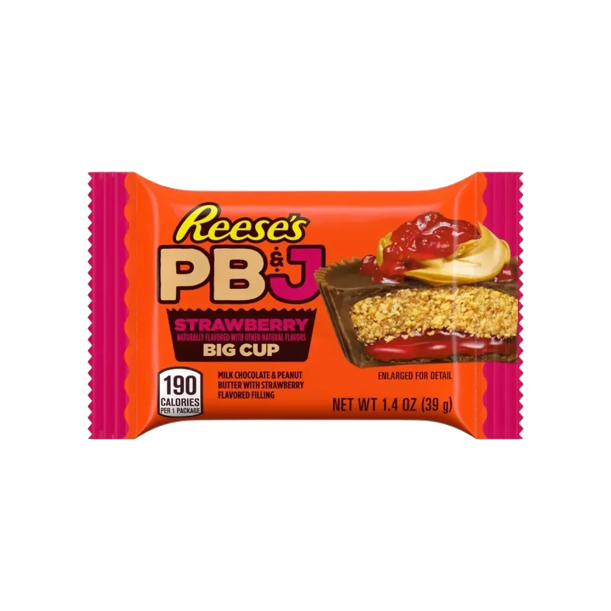 Reese's Big Cup PB&J Strawberry 39 g