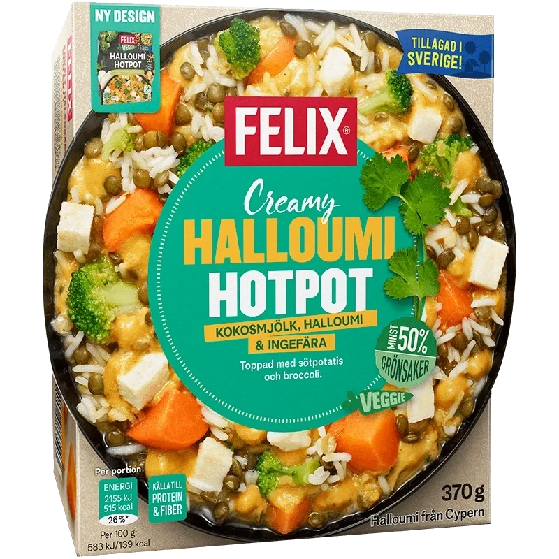 Creamy Halloumi Hotpot