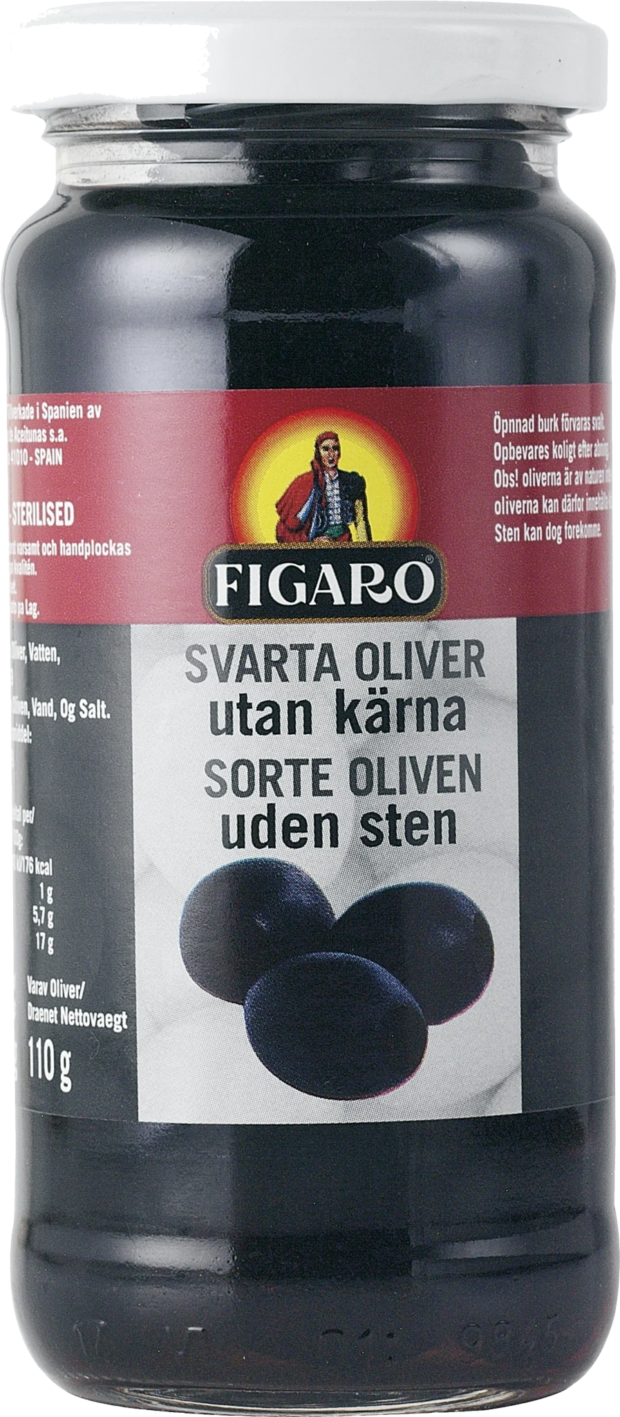 Svarta Oliver utan kärna