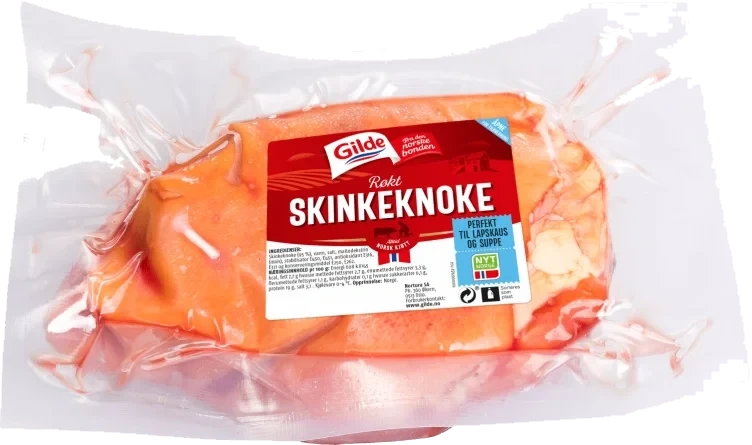 Svin Skinkeknoke Røkt Ca1,35kg Gilde
