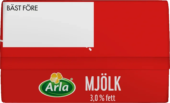 Mjölk med lång hållbarhet 3%