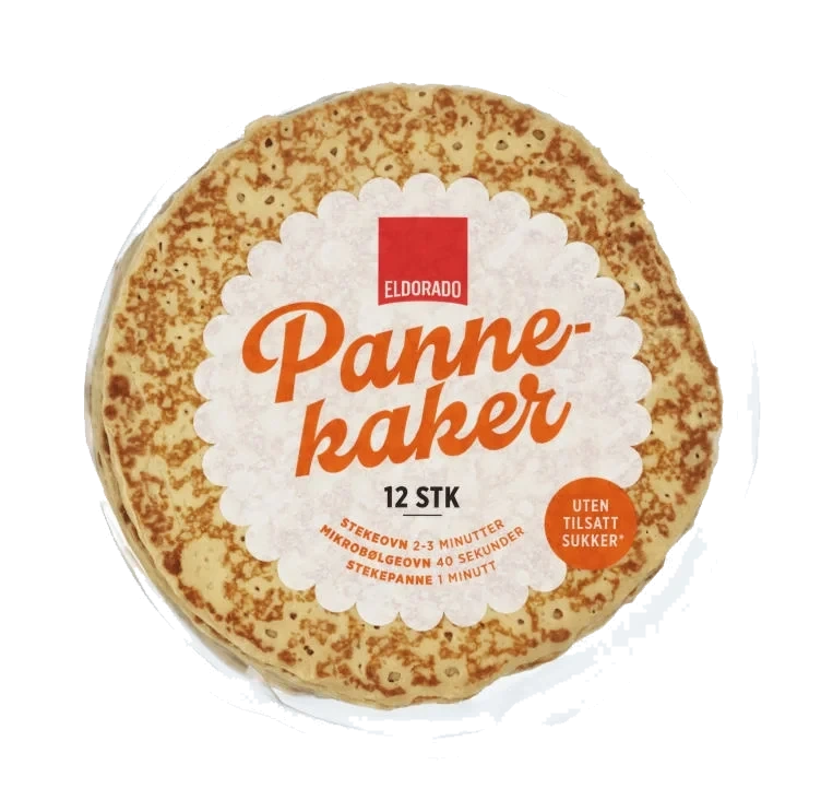Pannekaker Stekte 12stk 810g Eldorado