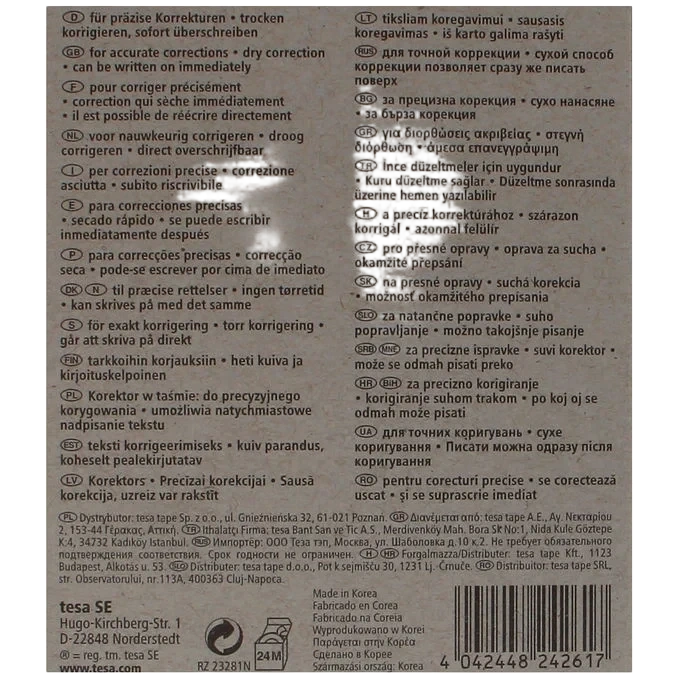 Korrigeringstejp 2-pack