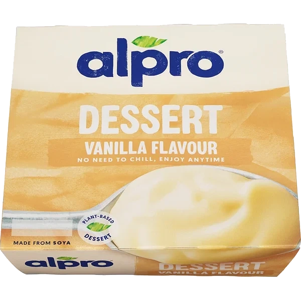 Soyadessert Vanilje 4x125g Alpro