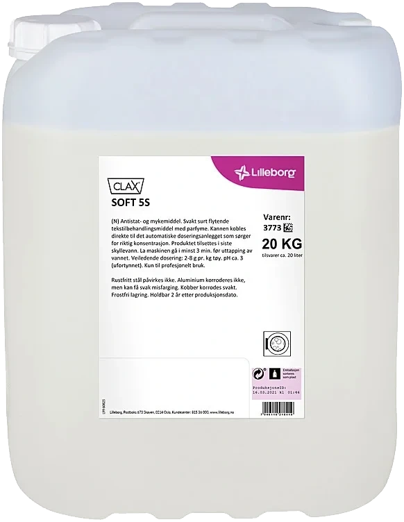 Omo profesjonell tøymykner 5s   20kg
