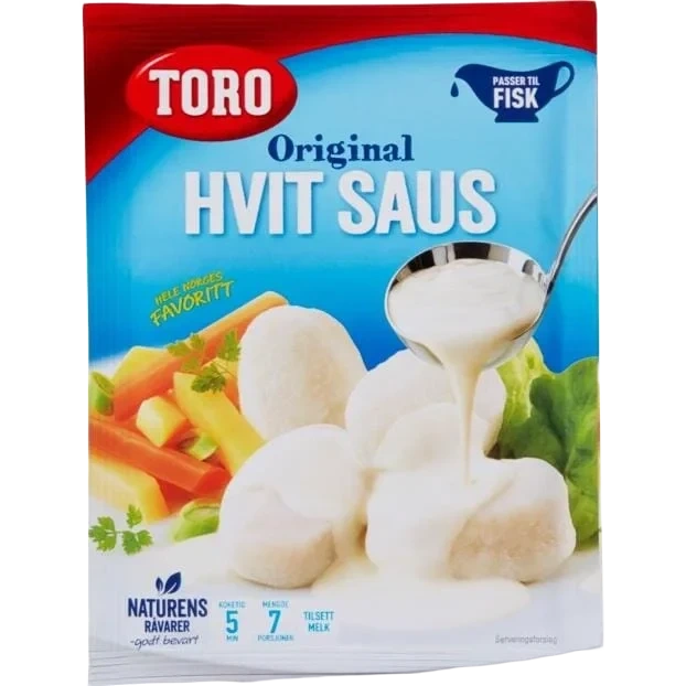 Hvit Saus Toro 38g