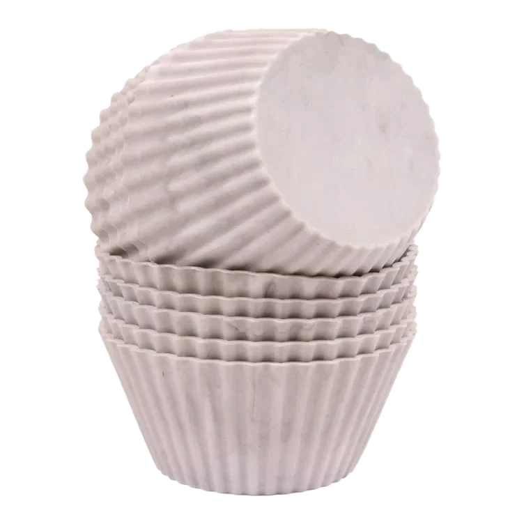 Muffinsformer Marmor Silikon Standard 12stk