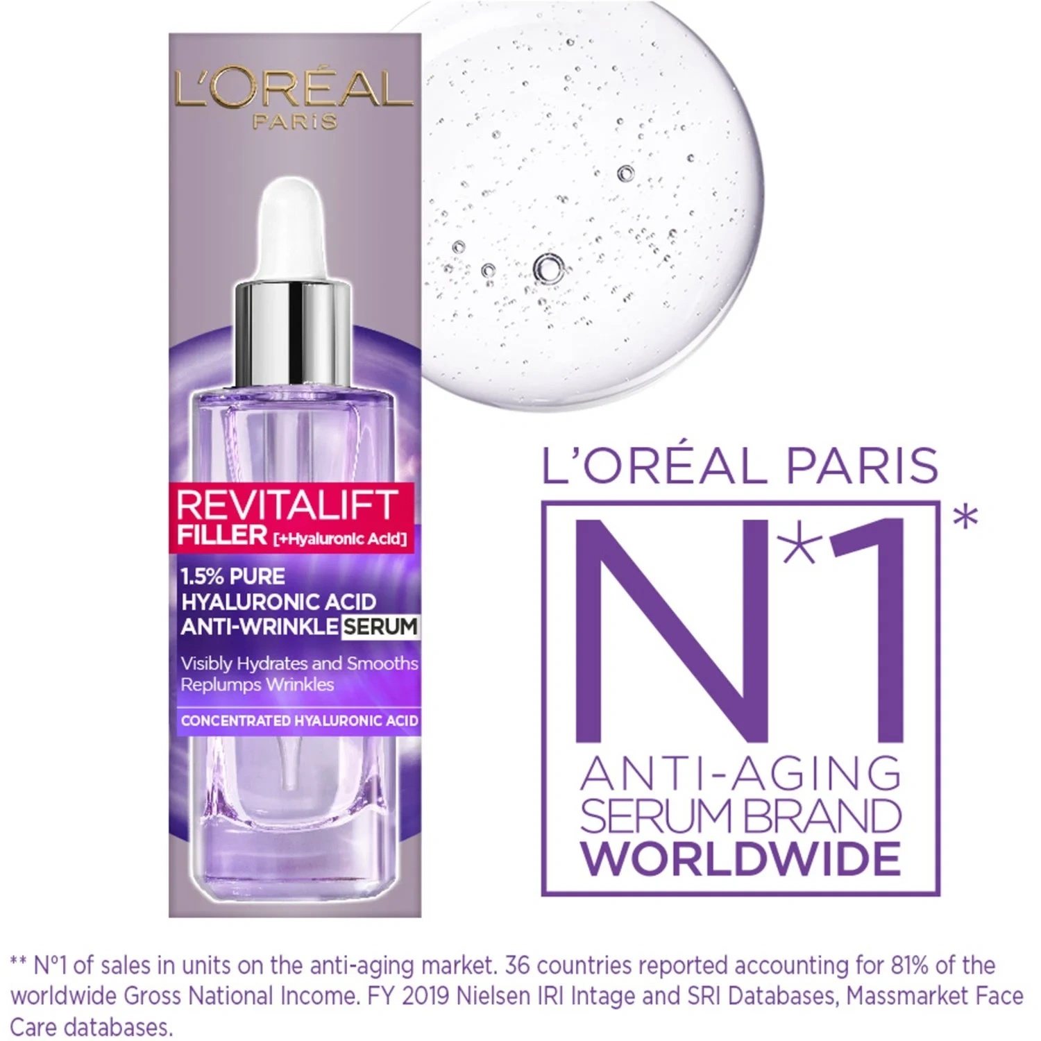 L'oreal Revitalift Filler Eye Serum 20ml