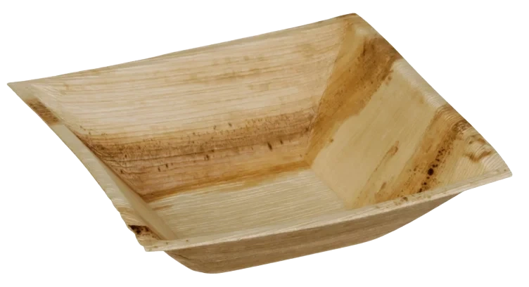 Palmebladtallerken Kheops 16x16cm 25stk Naturesse