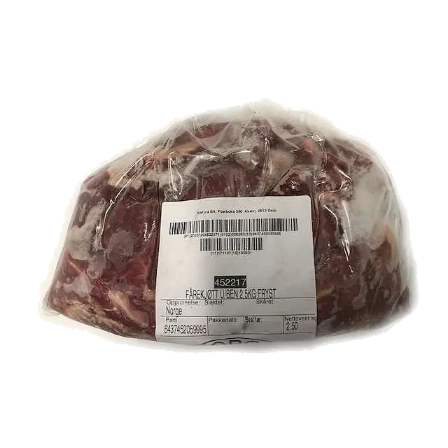 Fårekjøtt u/bein   2,5kg