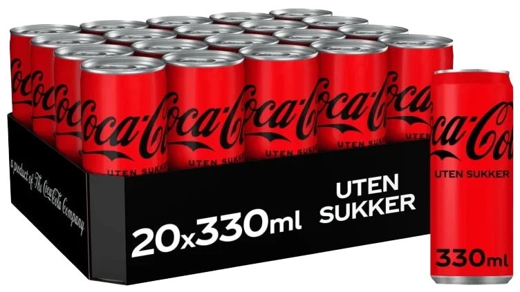 Coca-Cola Zero 0,33l boks Brett A 20bx