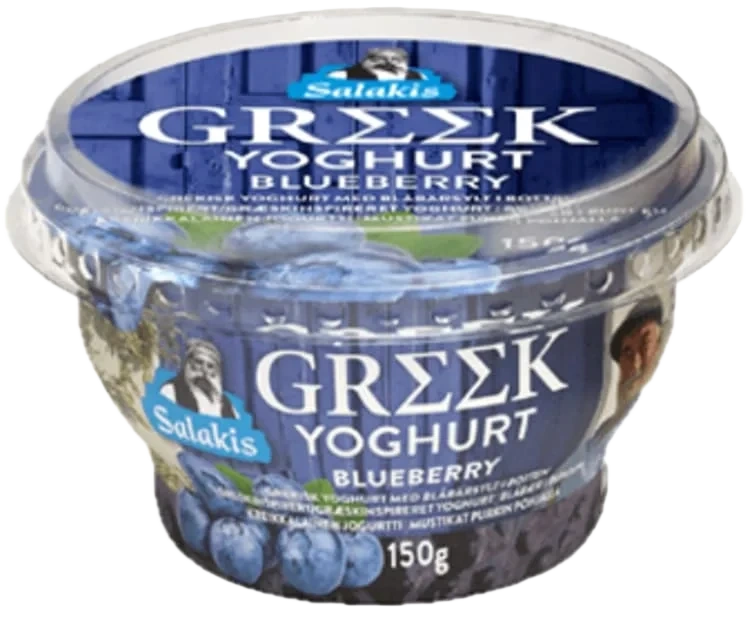 Yoghurt Gresk Blåbær 150g Salakis