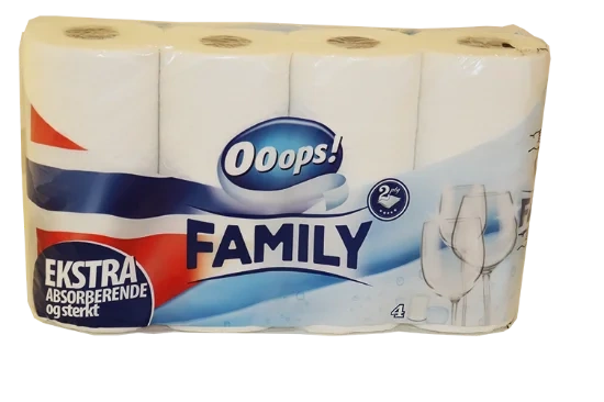 Ooops Family Tørkerull 4pk