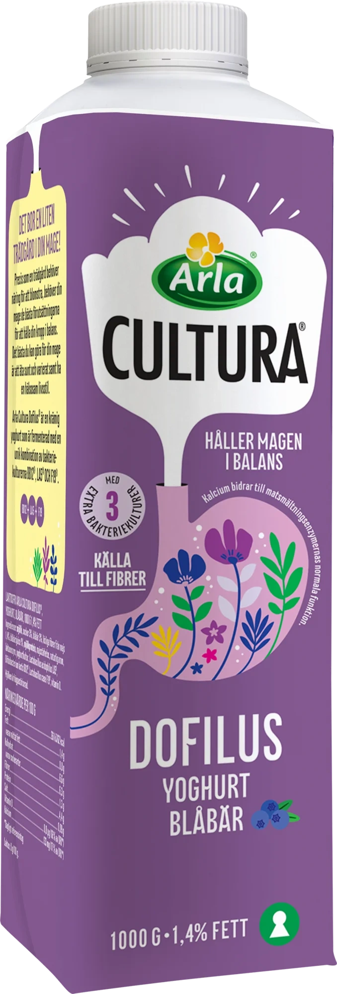 Cultura® Dofilus yoghurt blåbär