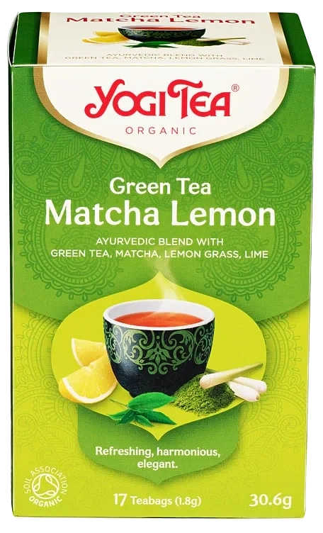 Yogi te økol. matcha lemon 31g   17pos