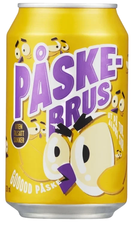 Påskebrus u/Sukker 0,33l boks