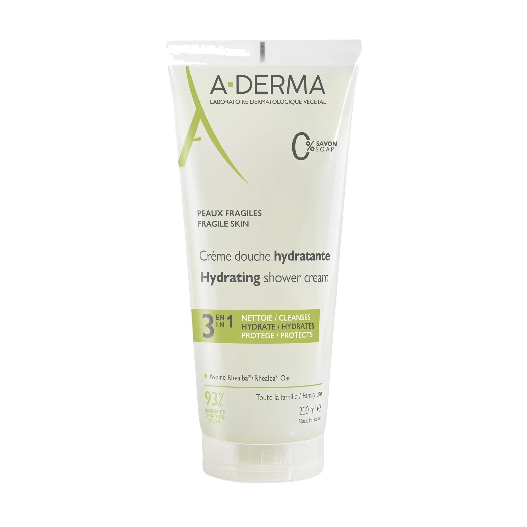 A-Derma Hydra-Protective Shower Gel, 200 ml