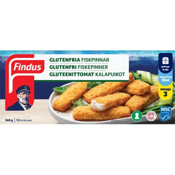Fiskepinner Glutenfri 360g Findus