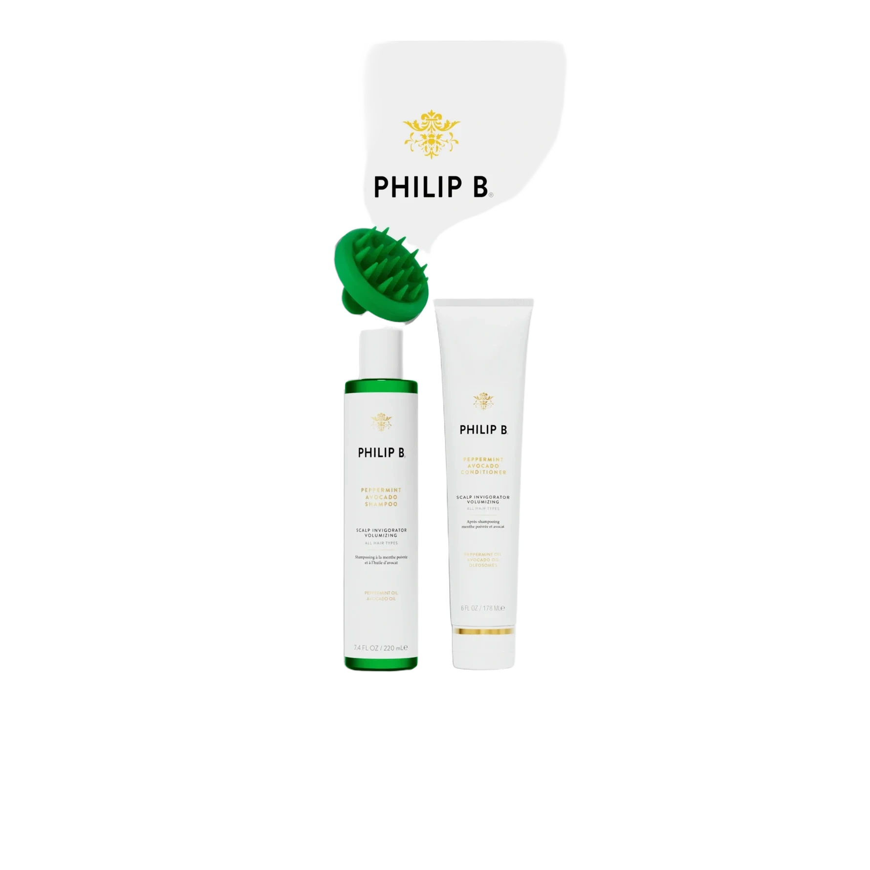 Philip B Peppermint Avocado Scalp Invigorating Kit 200 ml + 178 ml