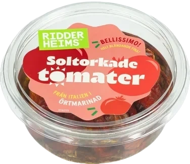 Soltorkade Tomater i Örtmarinad 160g Ridderheims