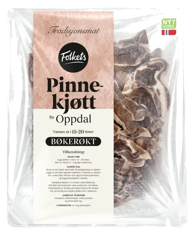 Pinnekjøtt Røkt Oppdal Ca1,8kg Folkets