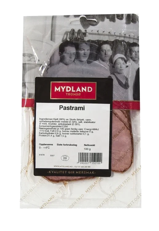Pastrami 100gr Mydland