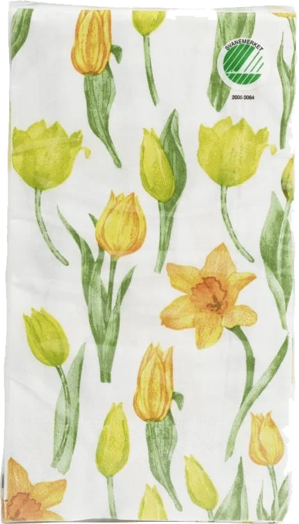 Serviett Påske Tulipan 15stk Unik