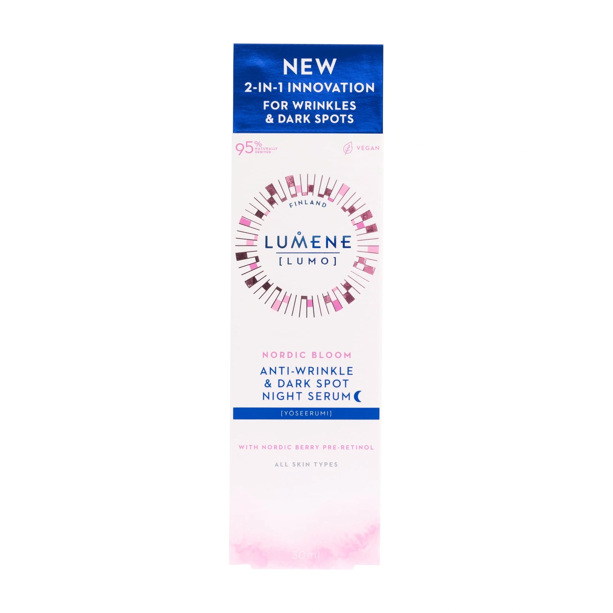 Lumene Nordic Bloom Anti-Wrinkle & Dark Spot Night Serum, 30 ml