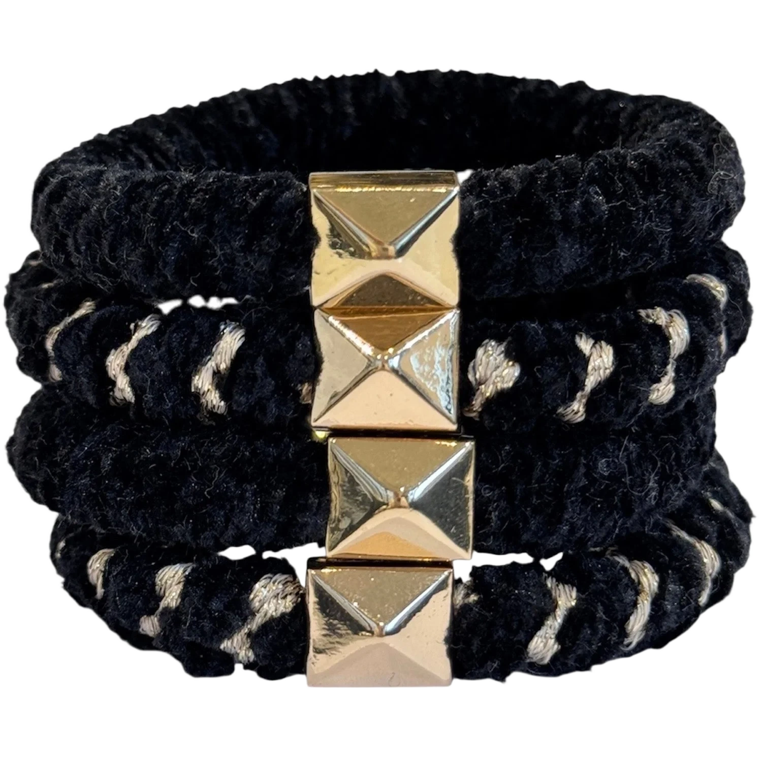 Dark Fluffy Fat Hair Tie