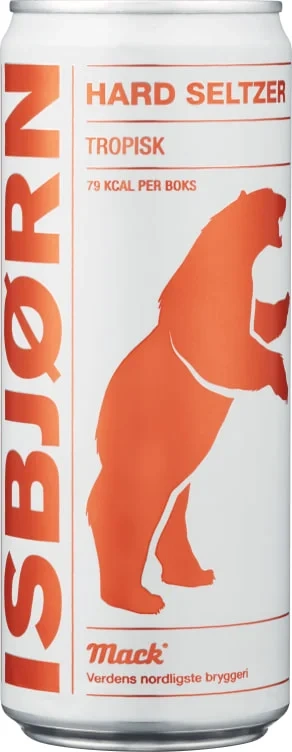 MACKS ØLBRYGGERI AS Isbjørn Hard Seltzer Tropisk