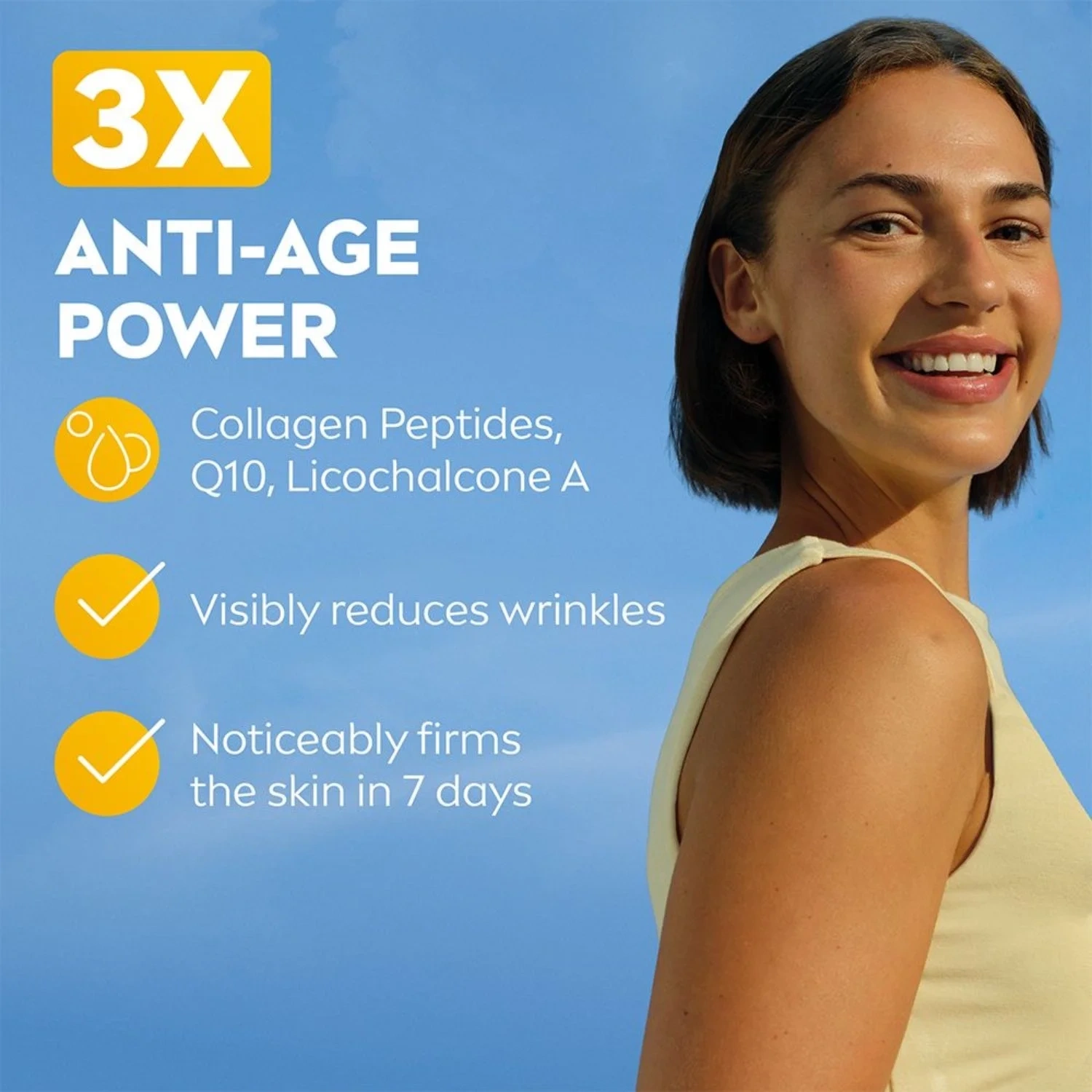 Solkräm Ansikte Anti-Age Q10 Spf 50+